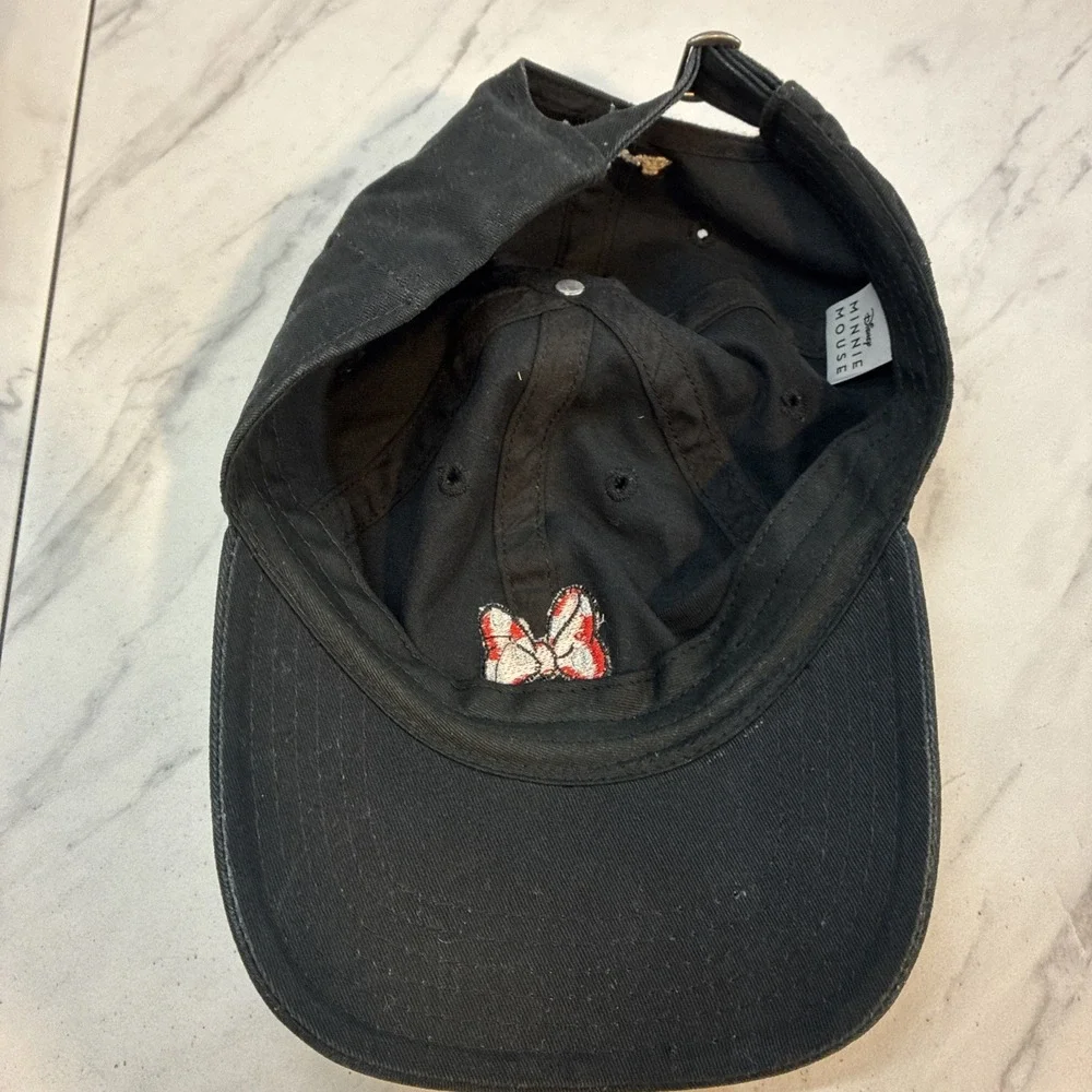 Disney's Minnie Mouse Women's Embroidered Bow Baseball Cap